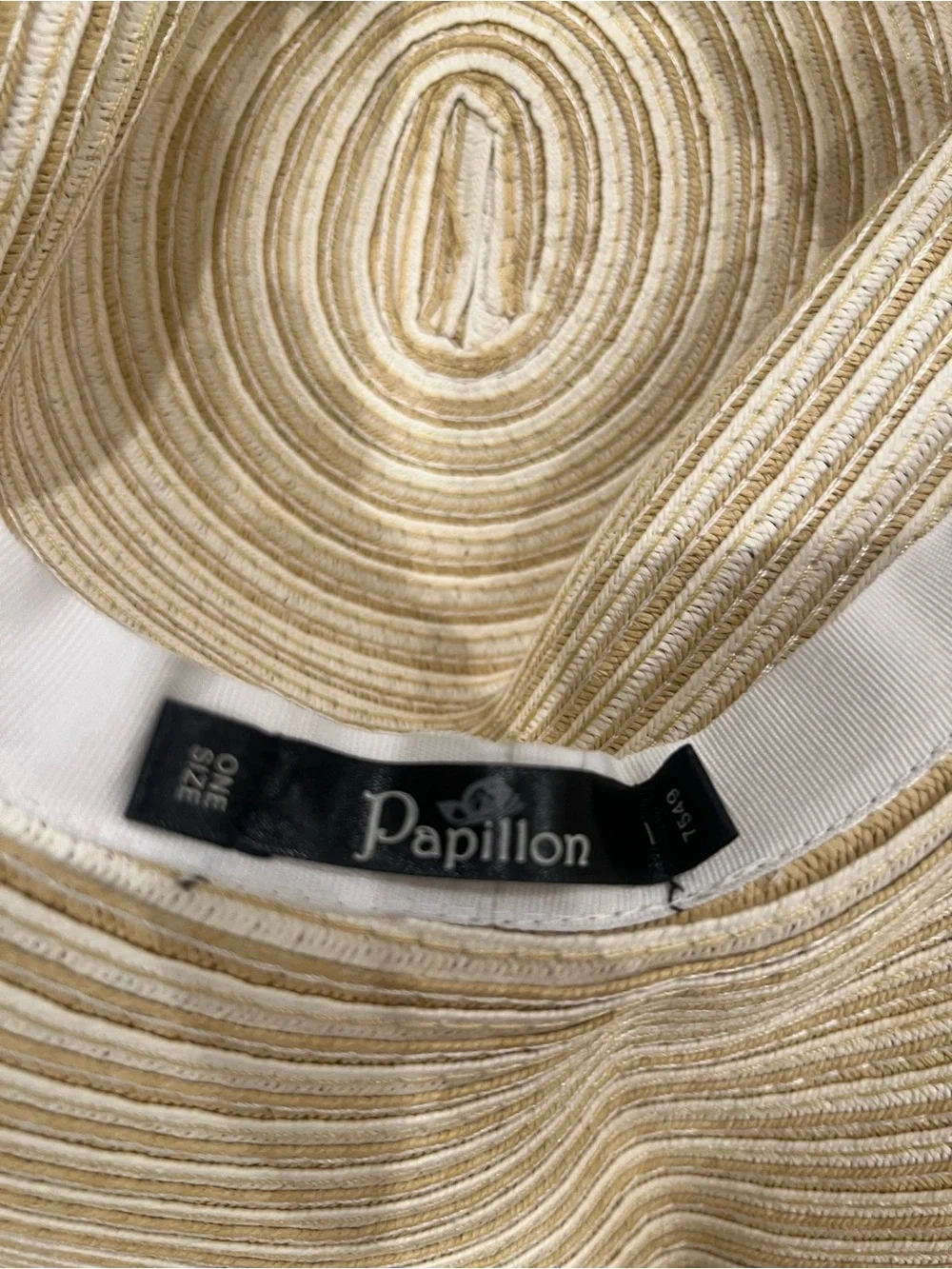 Papillon Blanc striped woven
